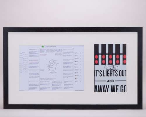 2019 Brazilian Grand Prix Framed Display