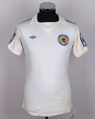 White No.10 Scotland short-sleeved shirt, late 1970s