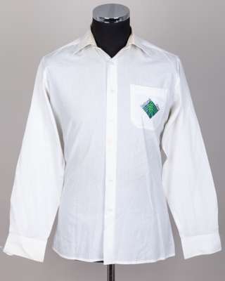 Dickie Bird Test and County Cricket Board and National Grid dress shirts