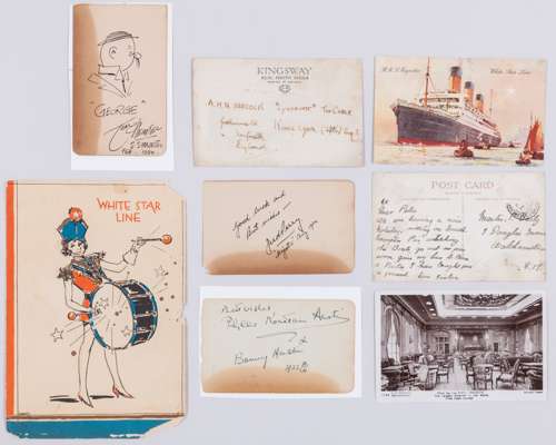 An autograph page signed by Bunny Austin, 1932