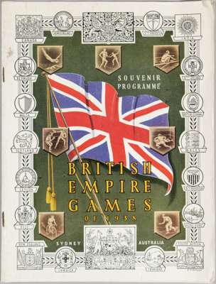 British Empire Games official souvenir programme, held in Sydney on 5th to 12th February 1938,
 32-page programme with illustrated cover bearing the B