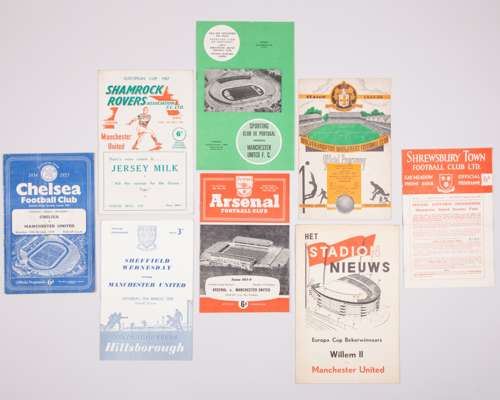 Arsenal v. Manchester United, match programme, 1st February 1958