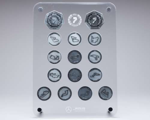 Mercedes-AMG Petronas F1 Team 2020 Constructors Championship Medal Display