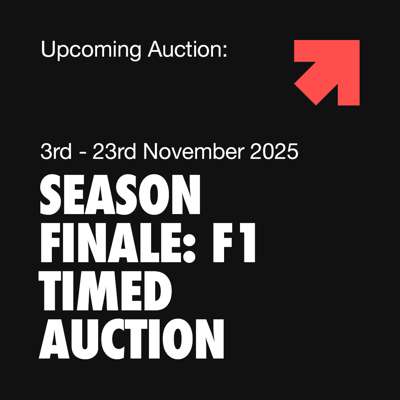 Upcoming Season Finale F1 Timed Auction