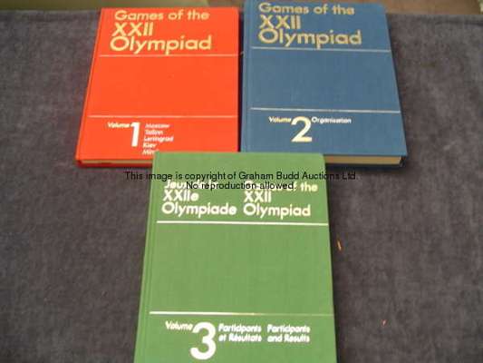 Official Report for the 1980 Moscow Olympic Games
