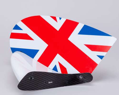 Jenson Button 2005 Lucky Strike BAR Honda Used Side Pod Swush