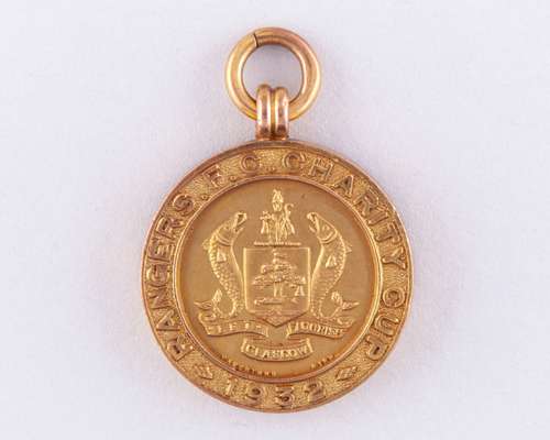 DougieGray 9ct gold Charity Cup medal, 1932
