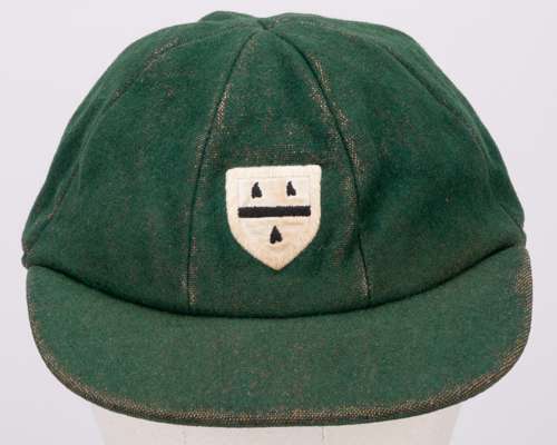 Tim Curtis green Worcestershire County Cricket Club cap