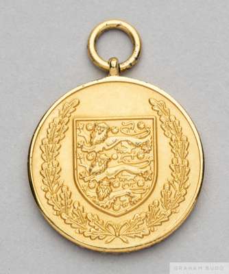 Joanne Broadhurst silver-gilt 1999-2000 F.A. Womens Premier League champions medal
 the obverse cast with three lion crest and laurel wreath, the reve