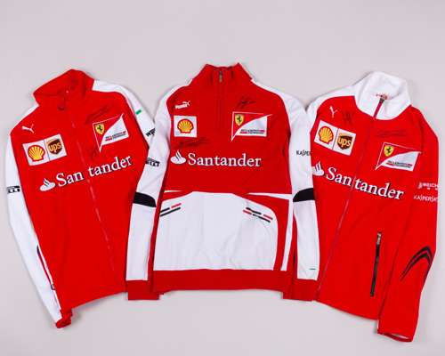 Ferrari Collection of Signed Clothing