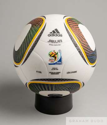 Adidas Jabulani World Cup 2010 official match ball Brazil v Cote D'Ivoire