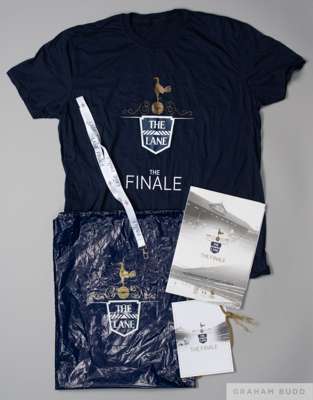 Last Match at White Hart Lane, Tottenham v. Manchester United, 14th May 2017
 collector pack with programme, team sheet, t-shirt etc., (qty)