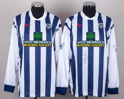 James Chambers blue and white No.22 West Bromwich Albion