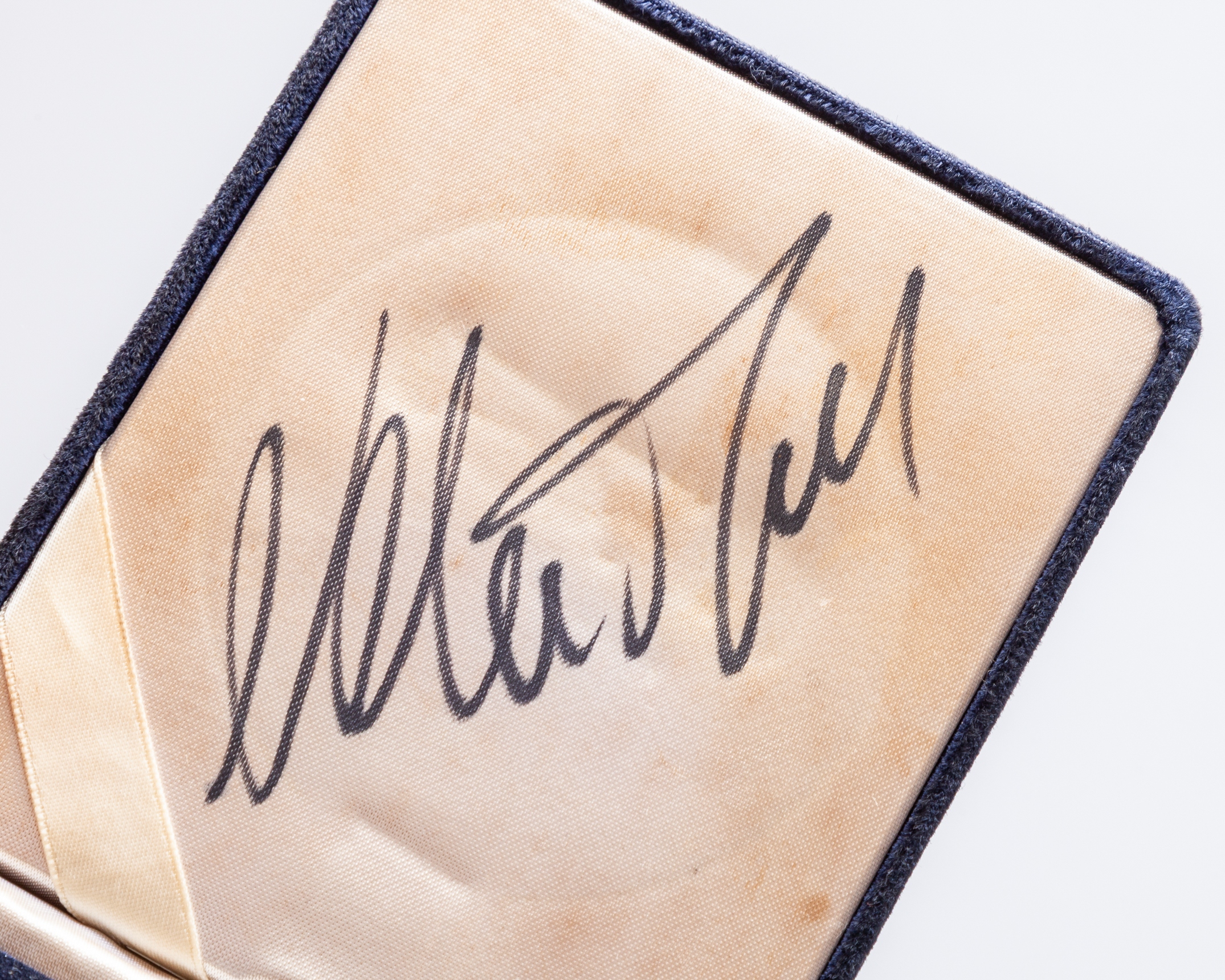 Nelson Piquet Signed Metal 1987 Williams Constructors & Driver's