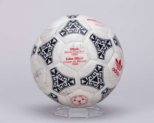 An official Adidas 1986 World Cup official ball