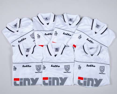 Seven white Wimbledon short-sleeved shirts, 1999-2000