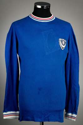 Blue Portsmouth no.4 home jersey, circa 1967