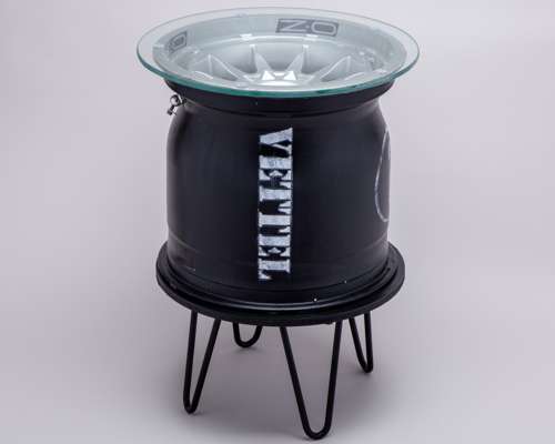 Sebastian Vettel 2012 Red Bull Racing RB8 Used Wheel Rim Coffee Table