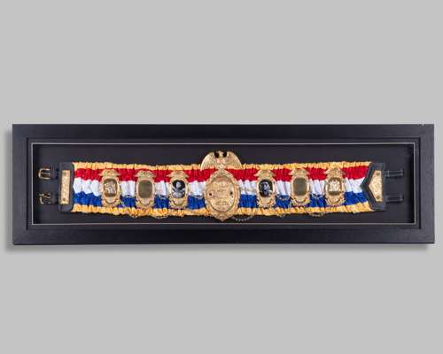 A Muhammad Ali v. Sonny Liston replica ring belt