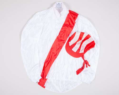 A set of Saeed Manana racing silks