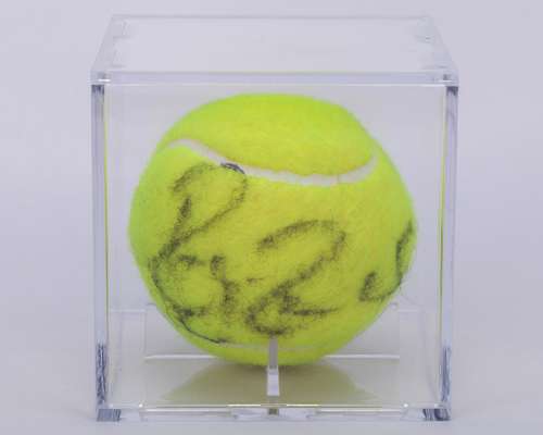 Roger Federer an autographed Wimbledon tennis ball, 2003