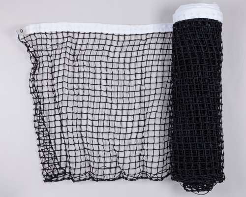 2012 Centre Court singles match used net, the net band autographed by Roger Federer