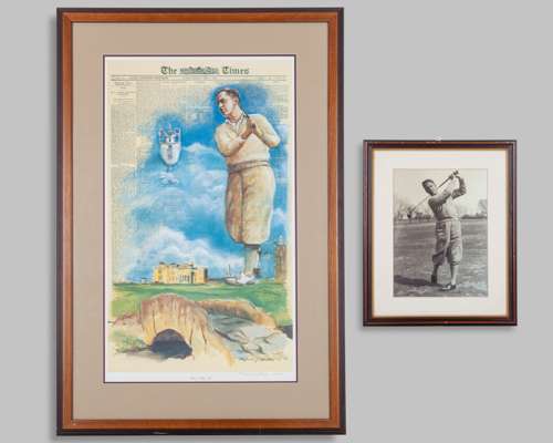 The Grand Slam by Taylor & London limited edition signed lithograph 1994