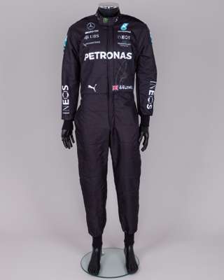 Lewis Hamilton 2023 Mercedes-AMG Petronas F1 Team Signed Replica Race Suit
