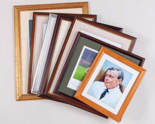 Five limited edition artist signed framed prints depicting Dickie Bird