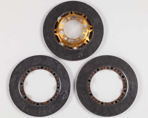 Arrows Race Used Carbon Fibre Brake Discs