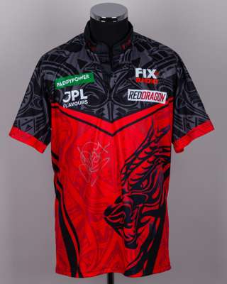 Jonny Clayton Quarter Final match-worn shirt, 2025/26 PDC World Darts Championship