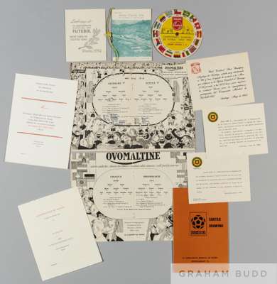A collection of World Cup ephemera