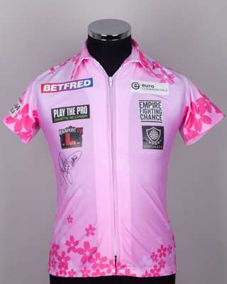 Fallon Sherrock 2025 World Matchplay Media Worn, autographed shirt