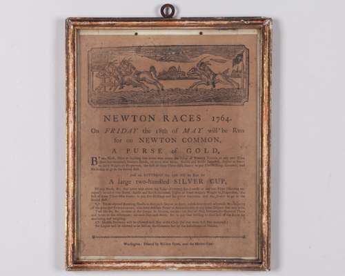 Racecard for Newton Races 18th May 1764