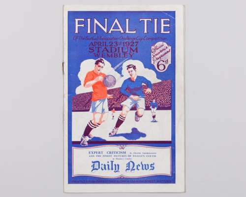 Arsenal v. Cardiff City 1927 F.A.Cup final match programme, 23rd April 1927