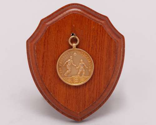 9ct gold Leeds United v. Liverpool F.A.Cup Runners-Up medal, 1965