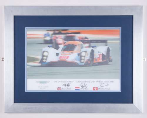 77th “24 Heures du Mans” - Lola Aston Martin LMP1 009 Team Drivers 2009 Framed Display