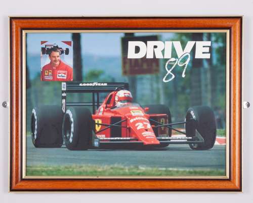 Nigel Mansell 1989 Ferrari Framed Print