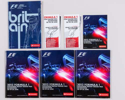 British Grand Prix Signed Programme Collection