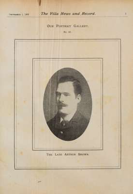Bound volume of Aston Villa programmes season 1909-10,
 hardback with leather spine and covers, gilt tooling on spine THE VILLA NEWS SEASON 1909-10, t