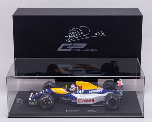 Nigel Mansell Signed 1992 British Grand Prix Limited Edition Model Car