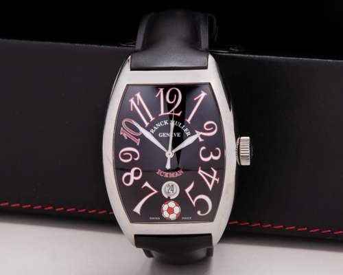 Dennis Bergkamp Testimonial limited edition Ice Man stainless steel Franck Muller wristwatch