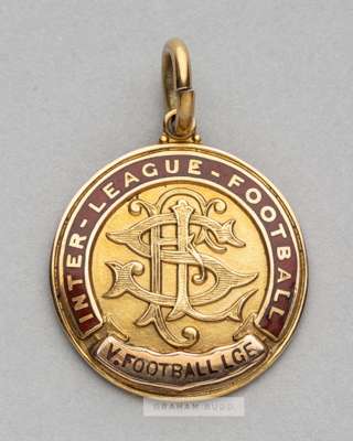 Southern League representative medal awarded to West Ham United's Danny Shea for the Inter-League match v The Football League played at Manchester Uni