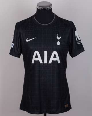 Mohammed Kudus black, grey and white No.20 Tottenham Hotspur short sleeved shirt, 2025-26