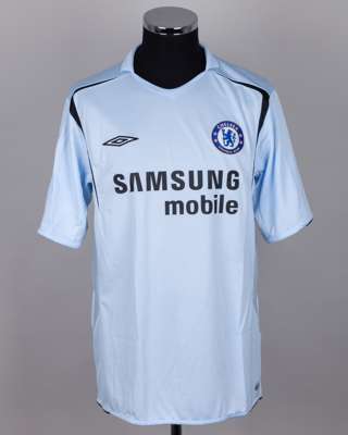 John Terry sky-blue No.26 Chelsea short-sleeved shirt, 2005-06