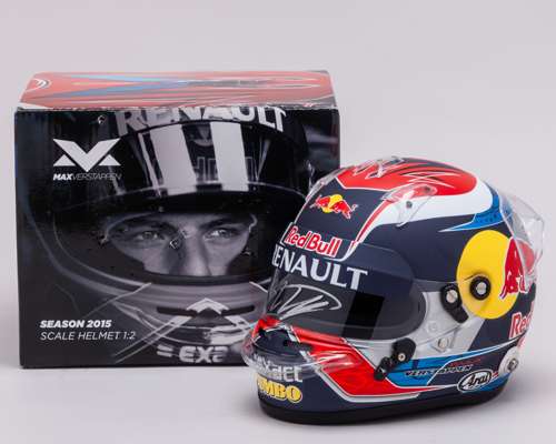 Max Verstappen 2015 Toro Rosso Signed 1:2 Scale Arai Helmet