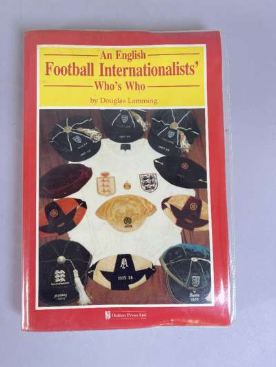 Lamming, Douglas., 'An English Footballer International Who's Who', 
 signed, covering autobiography of players, the book has been signed by over 140 