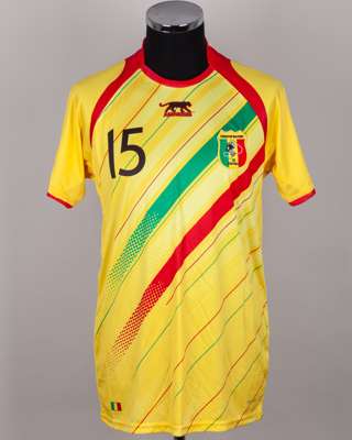 Yellow, red and green No.15 Mali v Croatia short-sleeved shirt, 2015