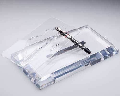 Michael Schumacher Montegrappa Special Edition Solid Silver & Enamel Rollerball Pen