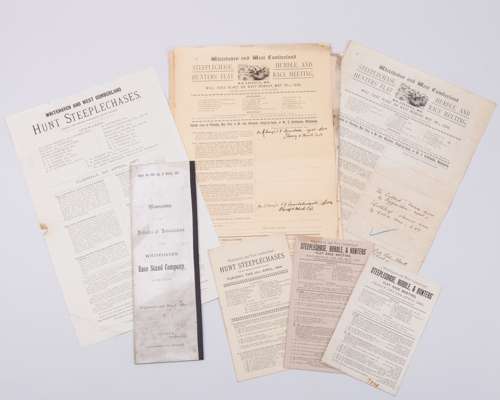 Whitehaven & West Cumberland racecourse ephemera